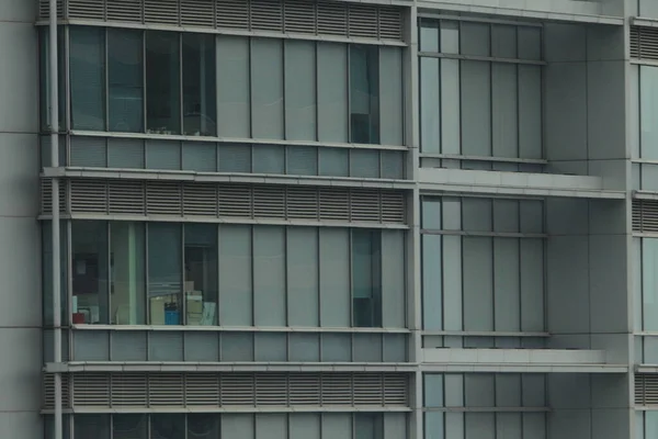 Negocio Moderno Moderno Edificio Oficinas Vidrio Acero —  Fotos de Stock
