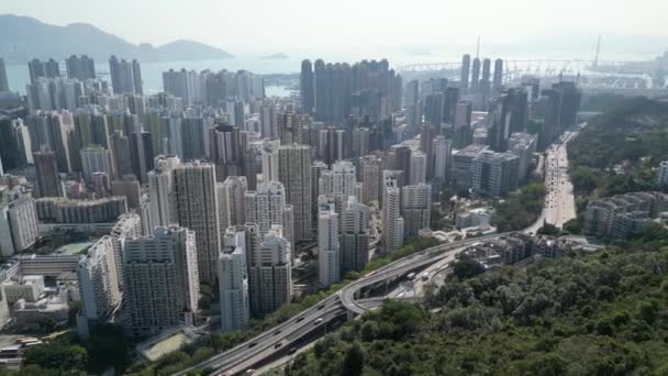 Ching Cheung Road Hong Kong Février 2023 — Video
