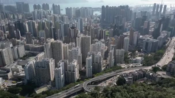 Ching Cheung Road Hong Kong Feb 2023 — Stock Video