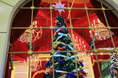 14 Kasım 2013 Tsim Sha Tsui, Noel ışıklandırması, Hong Kong