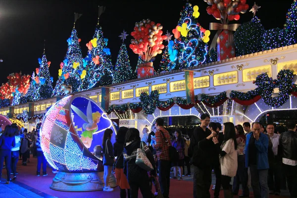 Nov 2013 Tsim Sha Tsui Iluminación Navidad Hong Kong — Foto de Stock
