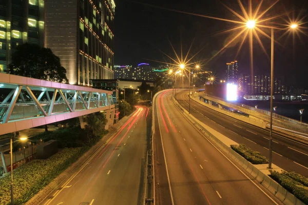 Νοε 2013 Salisbury Road Νυχτερινή Θέα Στο Χονγκ Κονγκ — Φωτογραφία Αρχείου