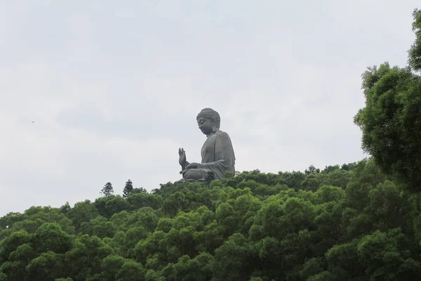 Óriás Buddha Lin Kolostor Hong Kong Szeptember 2013 — Stock Fotó