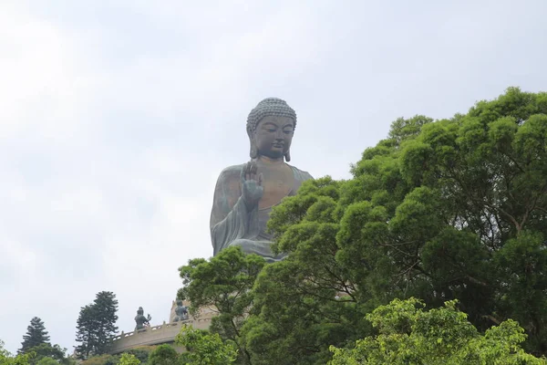 Großer Buddha Lin Kloster Hongkong September 2013 — Stockfoto