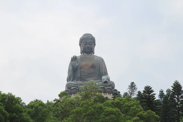 Giant Buddha Lin Μονή Στο Χονγκ Κονγκ Σεπτέμβριος 2013 — Φωτογραφία Αρχείου