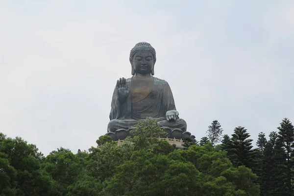 Giant Buddha Lin Monastery Hong Kong Sept 2013 — Stock Photo, Image