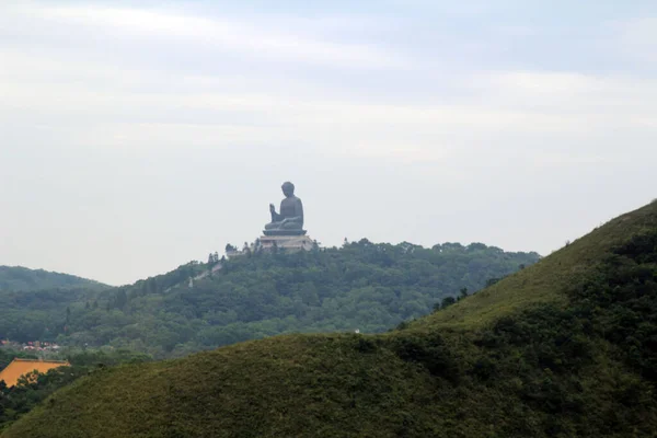 Гігантський Монастир Будда Лін Гонконзі Вересня 2013 Року — стокове фото
