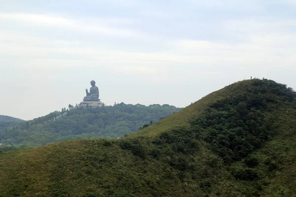 Гігантський Монастир Будда Лін Гонконзі Вересня 2013 Року — стокове фото