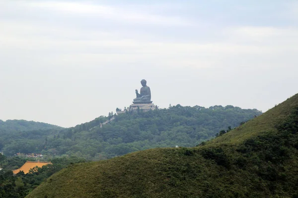 Obří Klášter Buddha Lin Hongkongu Září 2013 — Stock fotografie
