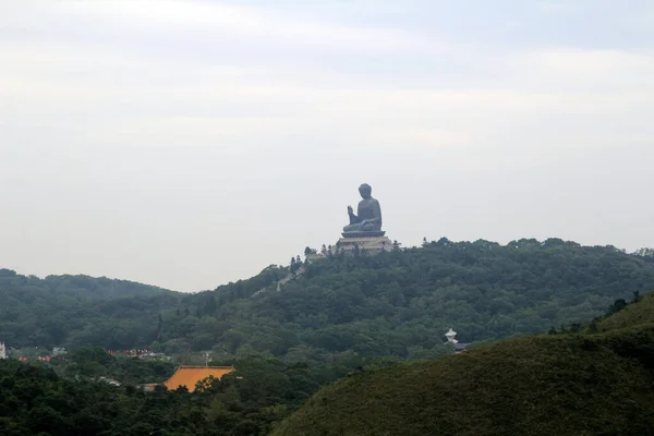 Monasterio Gigante Buddha Lin Hong Kong Sept 2013 — Foto de Stock