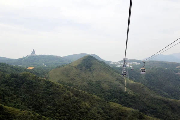 2013 Ngong Ping 360 Aircable Cars Sky Tram Sept 2013 — 스톡 사진