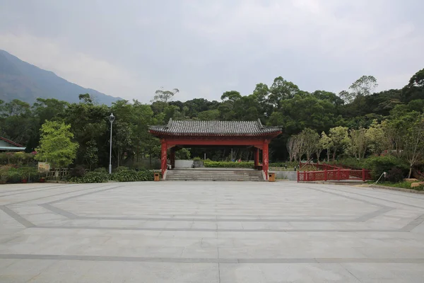 Das Buddhistische Kloster Lin Auf Der Insel Lantau September 2013 — Stockfoto