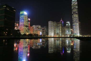 25 Kasım 2013, Hong Kong Gökdelen Kulesi.