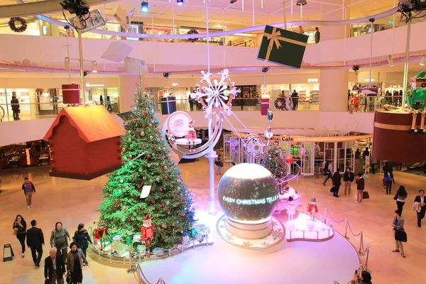 Christmas Lighting Shopping Mall Hong Kong Nov 2013 — Stock Photo, Image