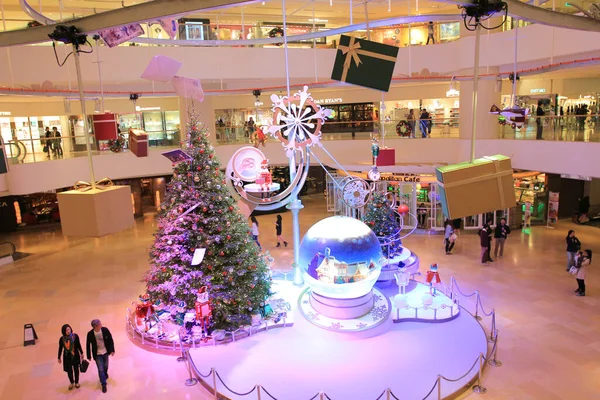 Christmas Lighting Shopping Mall Hong Kong Nov 2013 — Stock Photo, Image