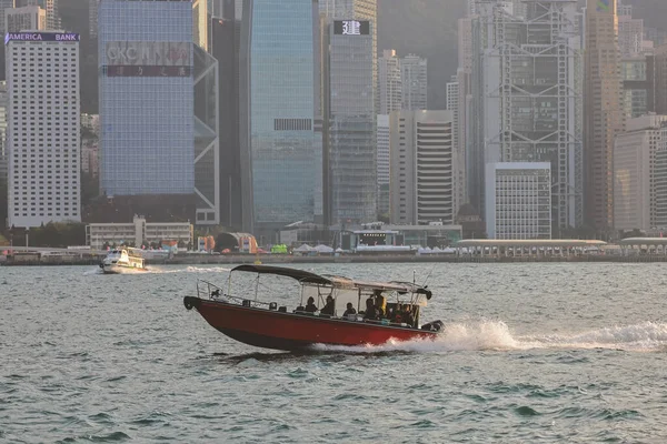 Speedboat Hong Kong Travel March 2023 — Stock Photo, Image