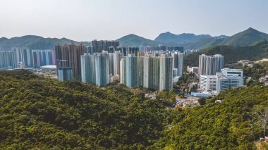 Apartman binası, ikametgah binası Tko Hong Kong. 7 Mart 2023