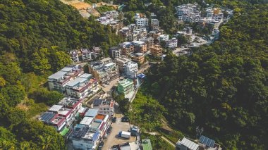 Hong Kong 'daki köy manzarası, Mang Kung Uk, 7 Mart 2023