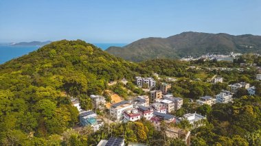 Hong Kong 'da bir köy manzarası, Sheung Yeung Köyü, 7 Mart 2023