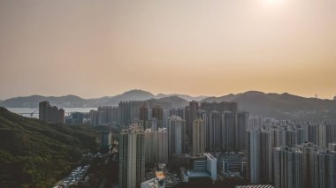 Apartman binası, ikametgah binası Tko Hong Kong. 7 Mart 2023