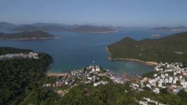 Hong Kong 'daki köy manzarası, Sheung Yeung Köyü, 7 Mart 2023