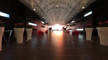 China Ferry Terminal Gözlem Güvertesi, Hong Kong, 5 Mart 2023.