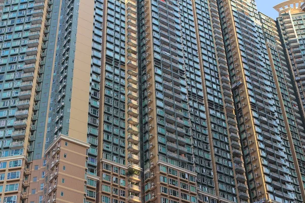 2013年10月27日アパートブロック 香港住宅街 — ストック写真