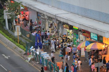 26 Ekim 2013 Tko, Hong Kong 'daki sulu market.