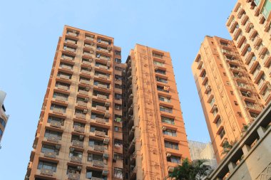 Apartman blokları, Hong Kong yerleşim alanı 16 Ekim 2013