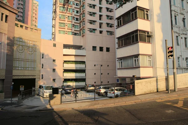 アパートブロック 香港住宅街16 10月2013 — ストック写真