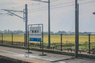 30 Ekim 2013 'te Japonya' da tren penceresinden manzara