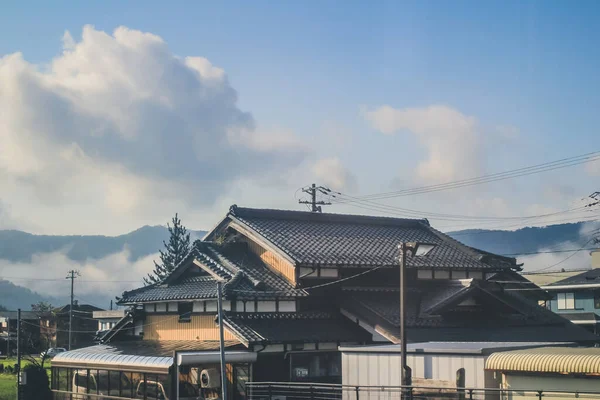Die Landschaft Von Tsuruga Japan Blick Auf Zug Okt 2013 — Stockfoto