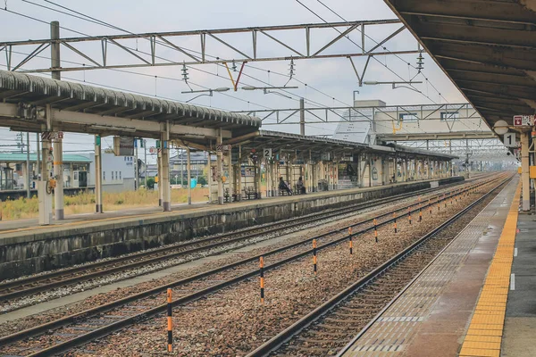 2013年10月30日富山市の新魚津駅の風景 — ストック写真