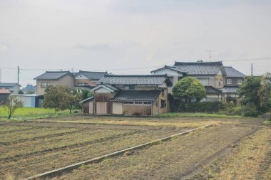 Toyama kırsalının tren manzarası, 30 Ekim 2013