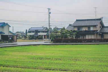 Toyama kırsalının tren manzarası, 30 Ekim 2013