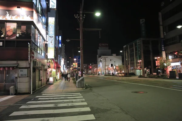 富山通りの夜景で日本30 10月2013 — ストック写真