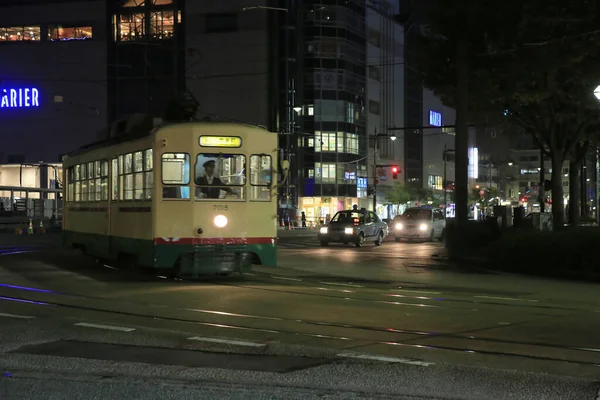 Toyama Straße Bei Nacht Ansicht Auf Japan Okt 2013 — Stockfoto