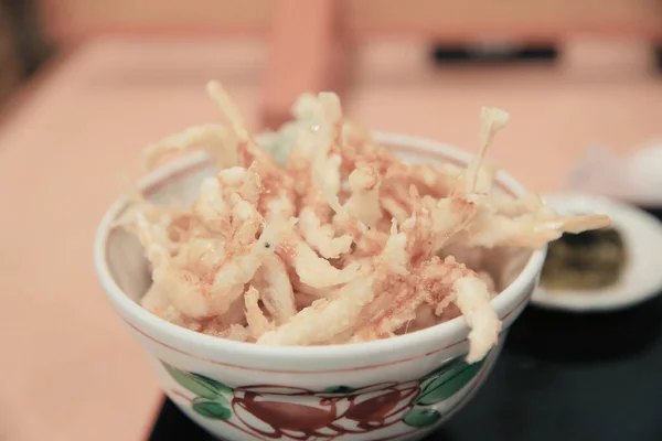Mâncarea Japoneză Castron Creveți Prăjiți — Fotografie, imagine de stoc
