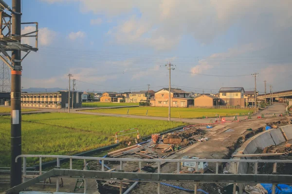 Vista Desde Ventana Del Tren Japón —  Fotos de Stock