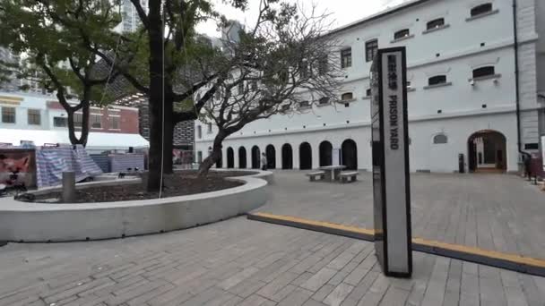 Tai Kwun Zentrum Für Kulturerbe Und Kunst Hongkong März 2023 — Stockvideo