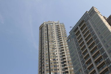 Apartman blokları, Hong Kong yerleşim alanı 12 Ekim 2013