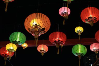 Victoria Park, ay festivali için Çin fenerleri, 16 Eylül 2013