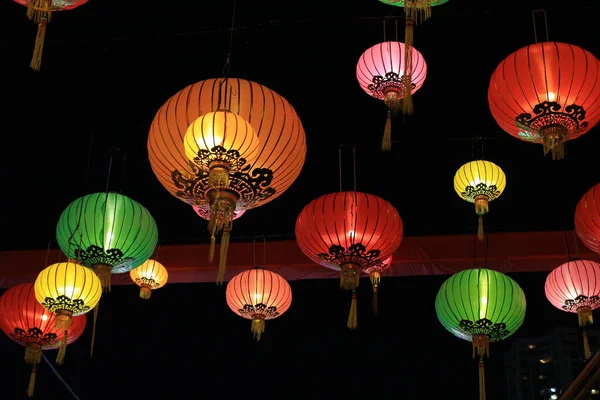 Victoria Park Chinese Lanterns Moon Festival Sept 2013 — Stock Photo, Image