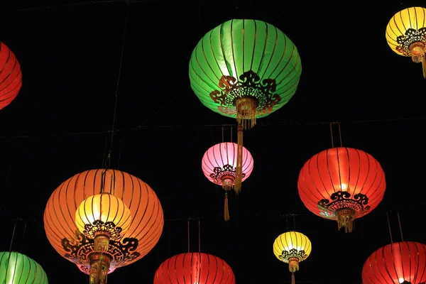 Victoria Park Lanternas Chinesas Para Festival Lua Setembro 2013 — Fotografia de Stock