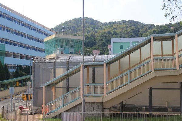 Prisão Prisão Edifício Com Cercas Ferro Setembro 2013 — Fotografia de Stock