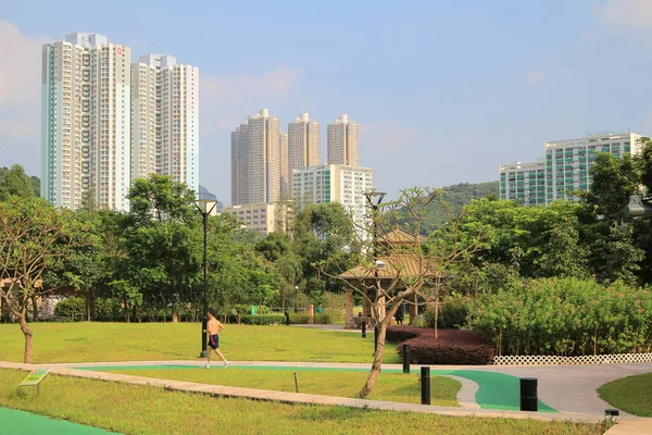 Ngau Chi Wan Park Krajobraz Hongkongu Wrz 2013 — Zdjęcie stockowe