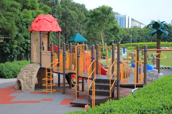 Dětské Hřiště Parku Ngau Chi Wan Září 2013 — Stock fotografie