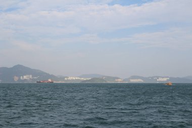 13 Ekim 2013 Doğu Lamma Kanalı, Hong Kong manzarası