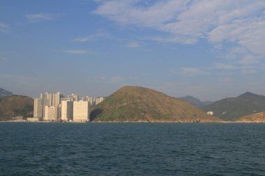 13 Ekim 2013 Doğu Lamma Kanalı, Hong Kong manzarası