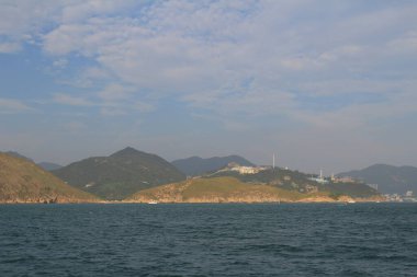 13 Ekim 2013 Doğu Lamma Kanalı, Hong Kong manzarası